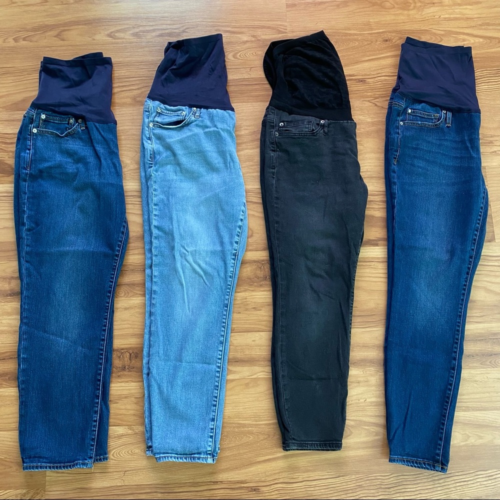 Gap Maternity 31S Full Panel Jeans Bundle! Excellent Condition